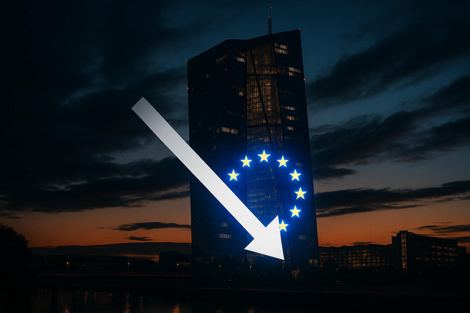 ECB Cuts to 2.25% as Eurozone Inflation Falls Below Target, Widening the Gap With the Fed
