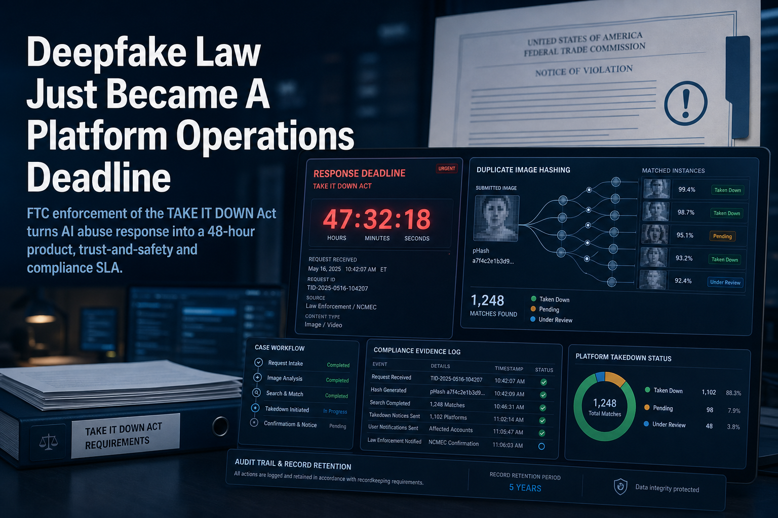 Deepfake Law Just Became A Platform Operations Deadline