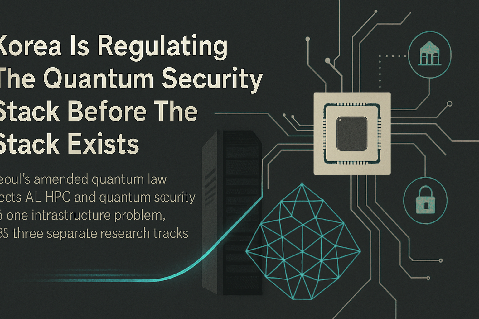 Korea Is Regulating The Quantum Security Stack Before The Stack Exists
